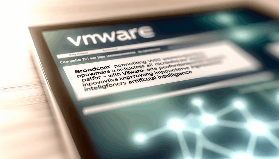 Broadcom impulsa VMware como plataforma AI-native con mejoras incrementales para inteligencia artificial