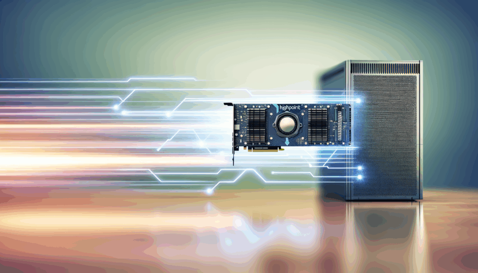 HighPoint revoluciona la IA con conexión directa entre GPU y almacenamiento NVMe para acelerar cargas de trabajo