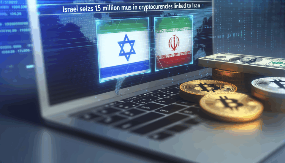 Israel incauta 1,5 millones de dólares en criptomonedas vinculadas a Irán: refuerza medidas contra la financiación ilícita