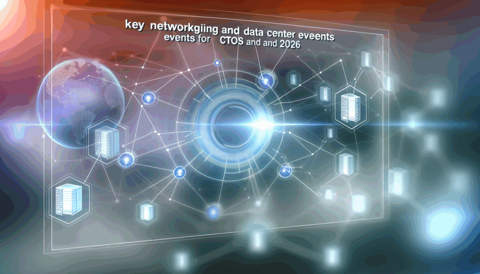 Principales eventos de redes y centros de datos para CTOs en 2025 y 2026