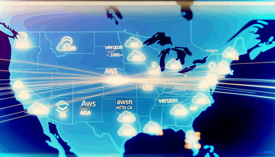 Verizon desplegará red de fibra óptica de alta capacidad para conectar centros de datos de IA de AWS en EE. UU.