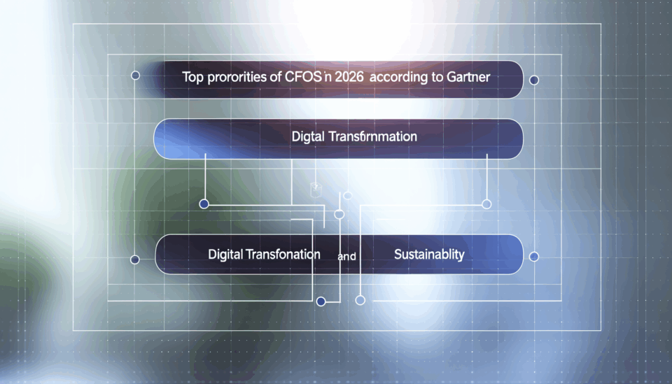 Principales prioridades para CFO en 2026 según Gartner: transformación digital, automatización y sostenibilidad