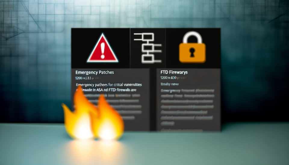 Cisco lanza parches de emergencia para vulnerabilidades críticas en firewalls ASA y FTD