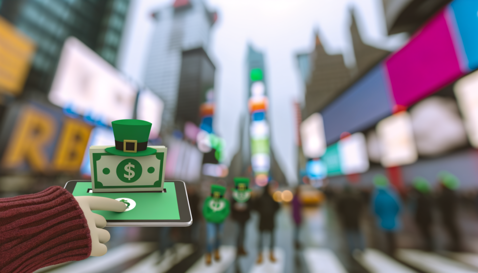 USAT impulsa la adopción de dólares digitales en Times Square durante el Día de San Patricio