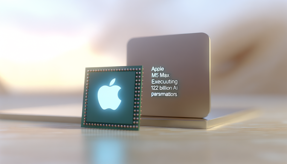 Apple M5 Max ejecuta en local un modelo de IA de 122.000 millones de parámetros y marca un hito en la inferencia offline